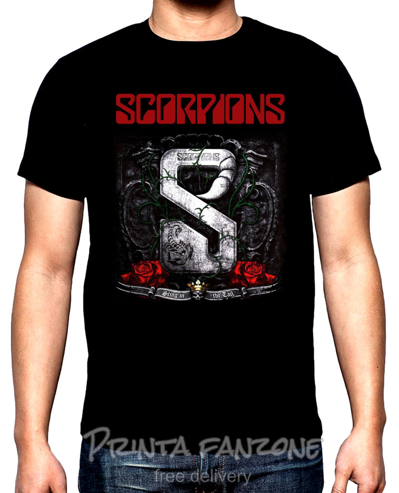 T-SHIRTS Scorpions, Sting in the tail, men's  t-shirt, 100% cotton, S to 5XL